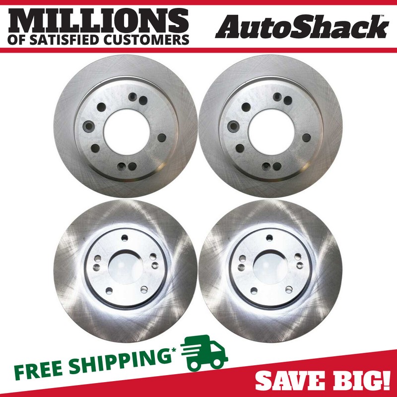 Front & Rear Brake Rotors Set of 4 for Hyundai Tucson 2012-2016 Kia Sportage