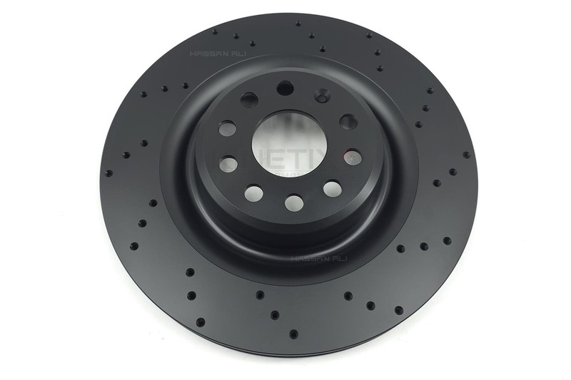 FOR TESLA MODEL S/X FRONT REAR CROSS DRILLED BRAKE DISCS PADS 355mm 365mm FR RR gallery