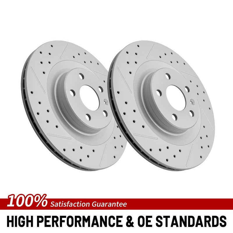Rear Drilled Disc Brake Rotor For Volvo S60/S90 XC60/XC90 V60/V90 Cross Country