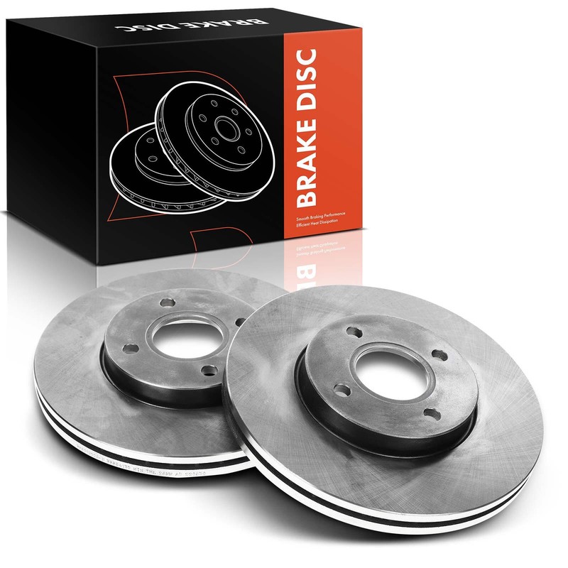 Front Side Disc Brake Rotors for Ford Focus 2005 2006 2007 with 4-Stud Wheel