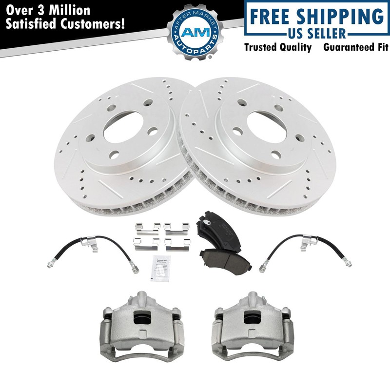 Front Brake Pad & Rotor Kit Fits 00-05 Buick LeSabre Pontiac Bonneville