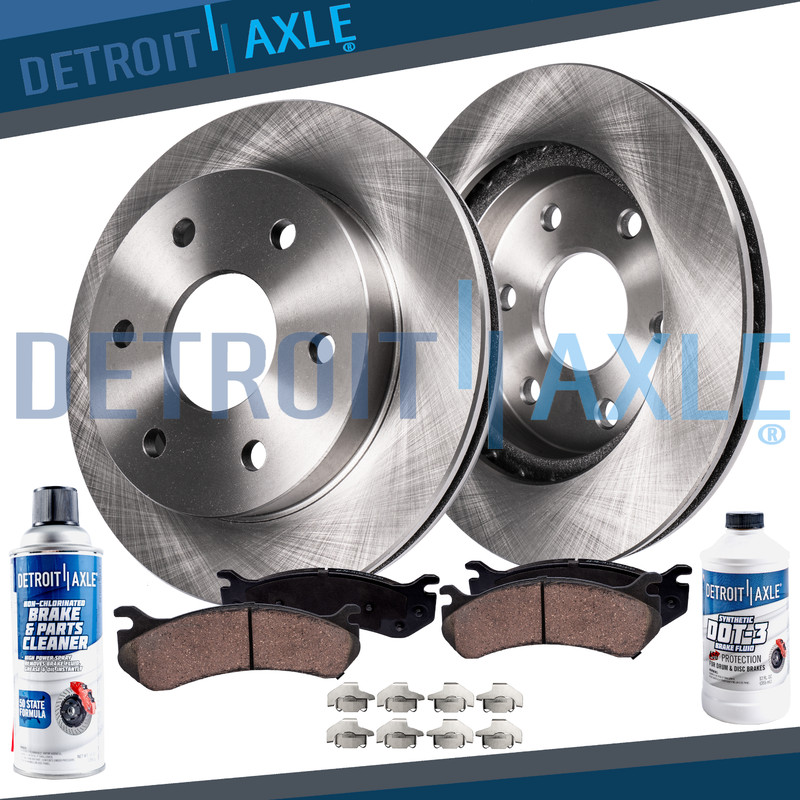 325mm Front Brakes Rotor & Ceramic Pads for Chevy Envoy XUV XL Trailblazer EXT