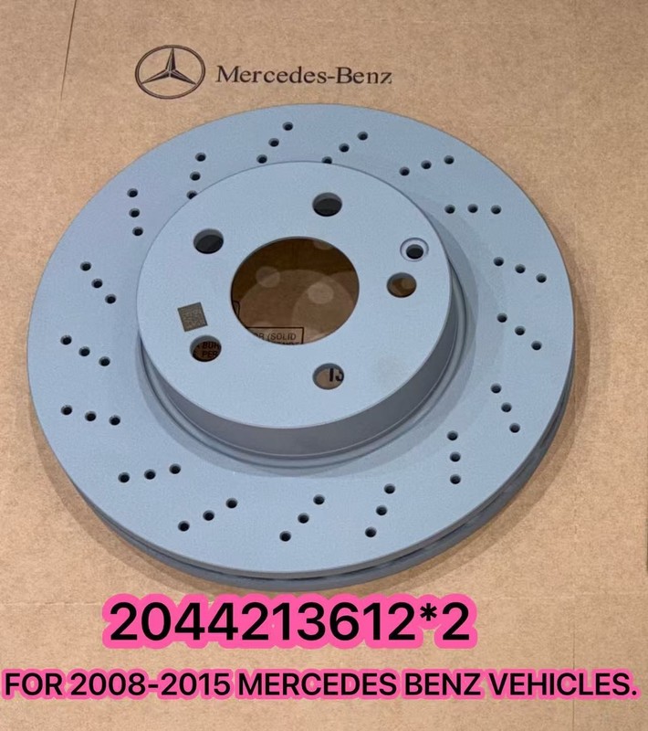 Gen Mercedes Front 2 Disc Brake Rotors 295mm For C230 C250 C300 2044213612 USA