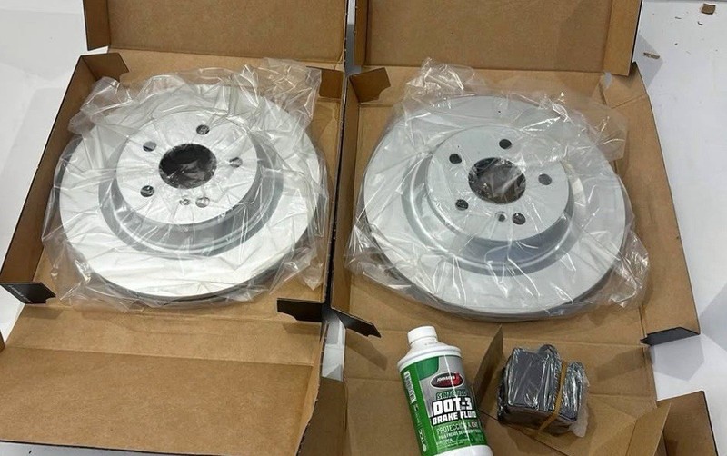 For Mercedes-Benz CL55 AMG 01-02 DFC 600-63042 Premium Vented Rear Brake Rotor
