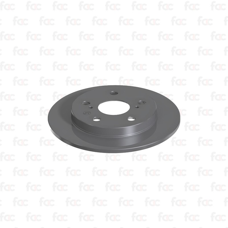 Brake Disc Rotors For Toyota Auris 2008-2012, Corolla 2006- Rear Juratek TOY302