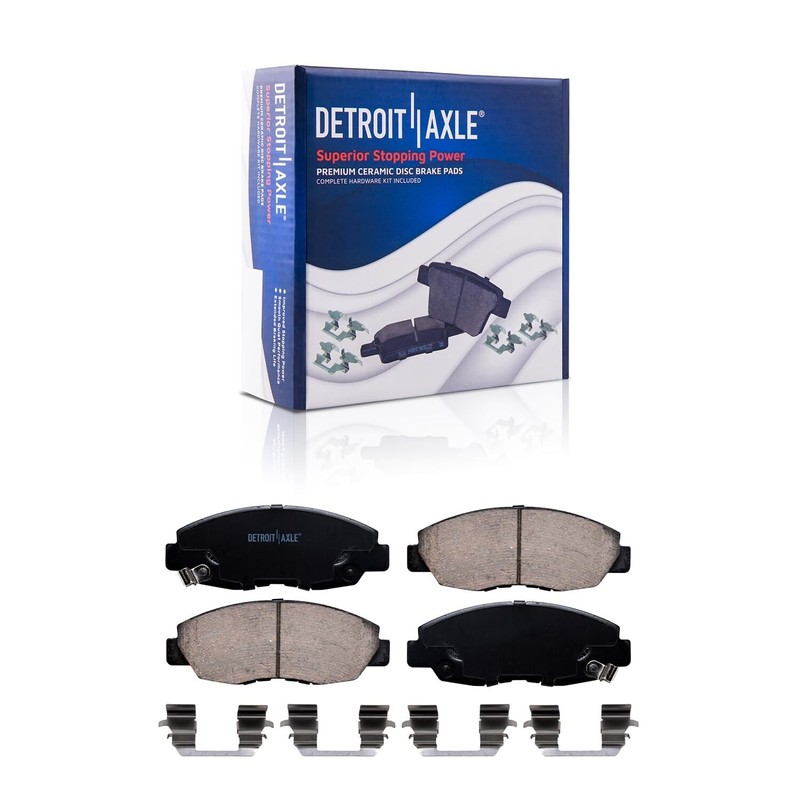 4 Lugs Front Brake Rotors + Ceramic Brake Pads for Honda Accord 2.3L L4 gallery