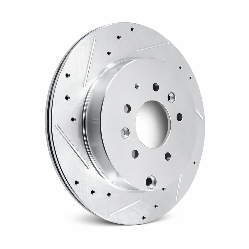 12.80"Rear Drilled Slotted Brake Rotors For 2007 2008 2009 2010-2015 Mazda CX-9 gallery