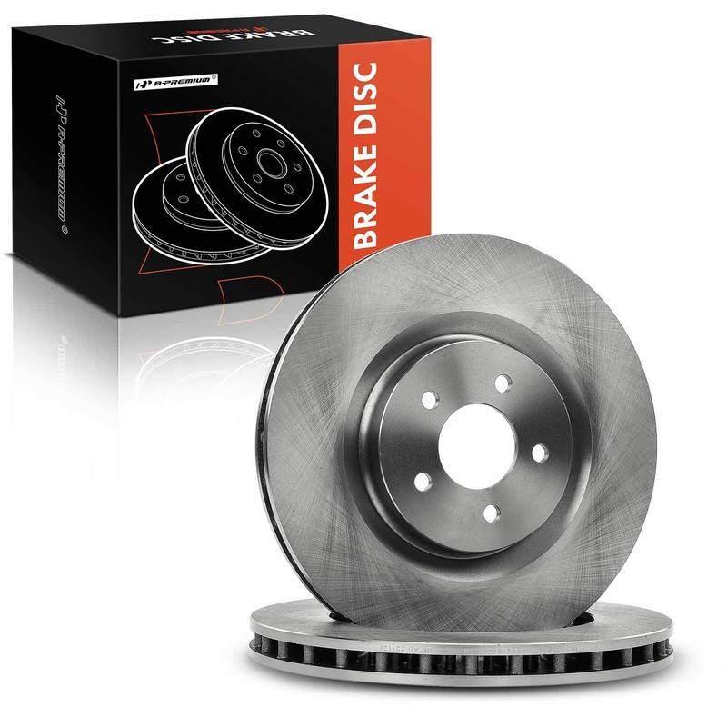 A-Premium Front Disc Brake Rotors for Ford Mustang 2007-2014 13.98 in(355 mm) gallery