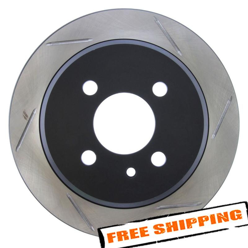 StopTech 126.34019SL Sport Slotted Rear Driver Side Brake Rotor for 91 BMW 318i gallery