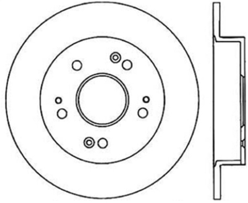 StopTech Disc Brake Rotor Fits 2006 – 2011 Acurara CSX, 2013 – 2015 Acura ILX, 2