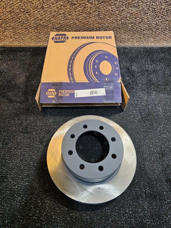 (QTY 2)NAPA 48880143 Vented Brake Rotor For 06-08 Dodge Ram 3500/05-08 Ram 4000 gallery