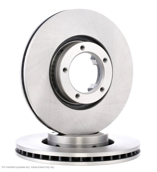 2X APEC Front Brake Discs for FORD TRANSIT TOURNEO Bus 254mm Vented DSK656 gallery