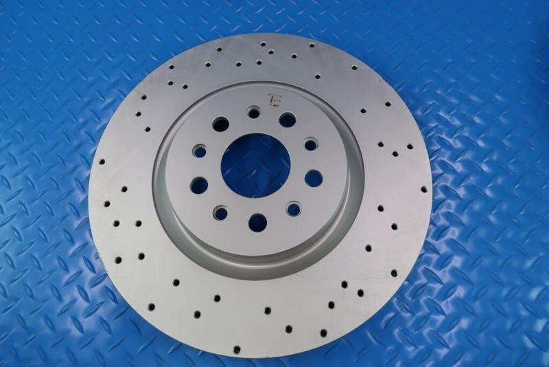 Maserati Ghibli Base front & rear brake drilled upgrated rotors #11172 gallery