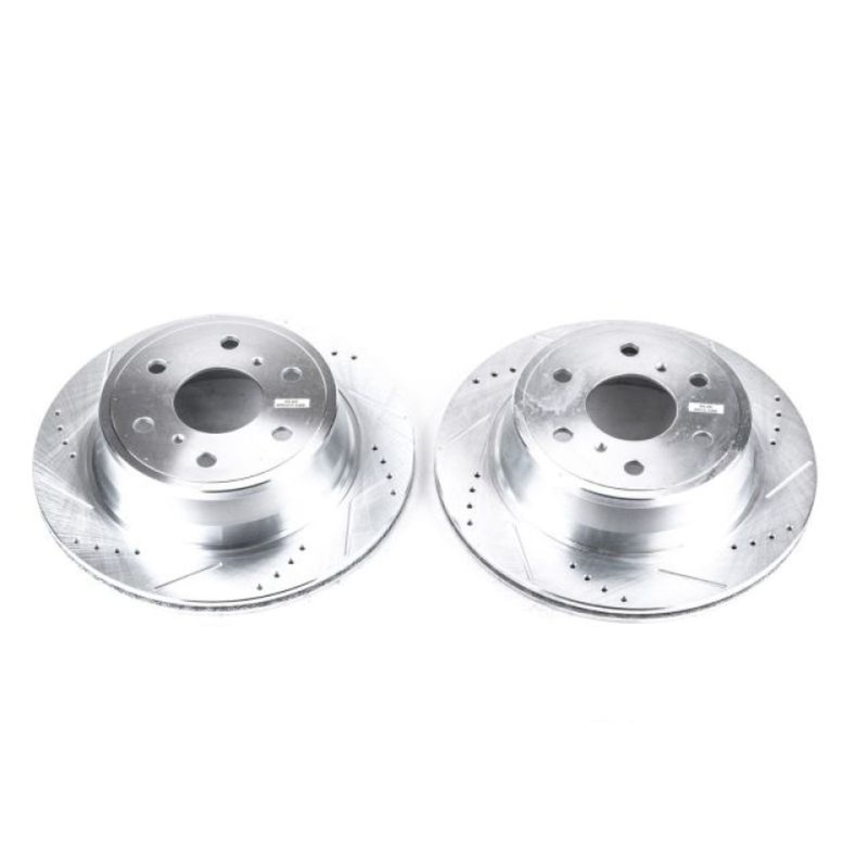 Rear Evolution Drilled & Slotted Rotors Pair for 07-18 Silverado 1500 AR8658XPR