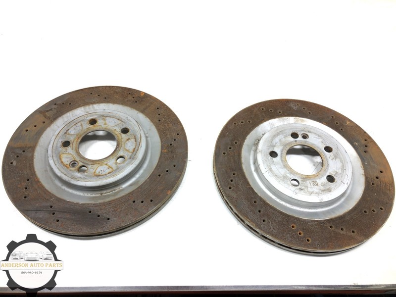 2015-2026 MERCEDES GLA35 GLA45 AMG REAR BRAKE DISC ROTOR SET X2 OEM #NOTES