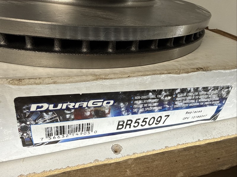 DuraGo Front Disc Brake Rotor for Escalade, Escalade ESV+More (BR55097-01) gallery