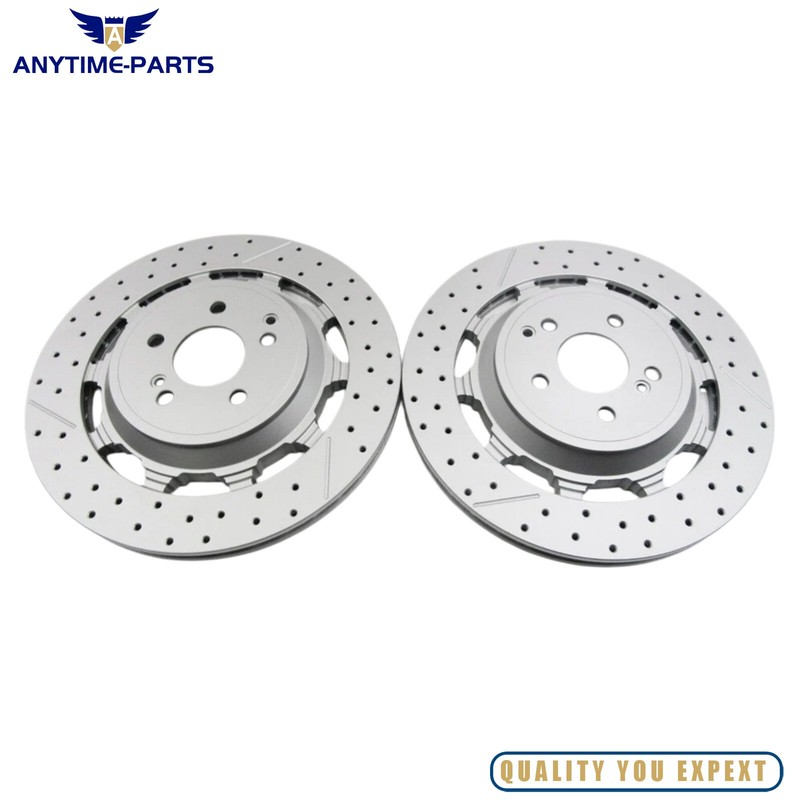 Fits For Mercedes-Benz W222 S63 AMG S65 AMG 4x Front & Rear Brake Rotors gallery