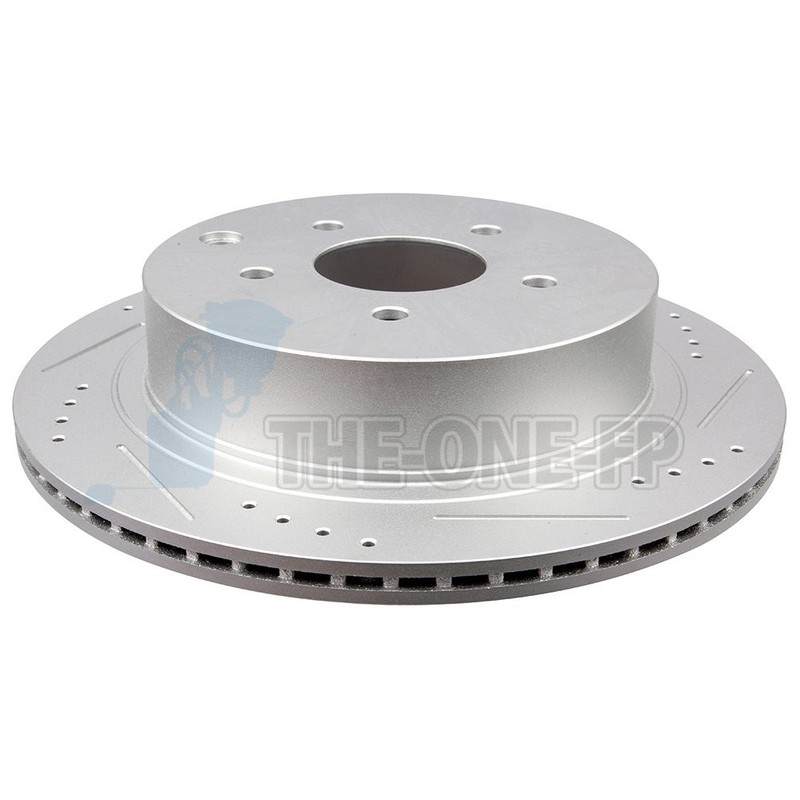 REAR DRILLED & SLOTTED PLATED BRAKE ROTORS For Infiniti FX35 FX45 Murano Quest gallery