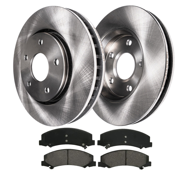 Front and Rear Brake Rotors with Brake Pads For Chevrolet Impala Limited B19A CA gallery