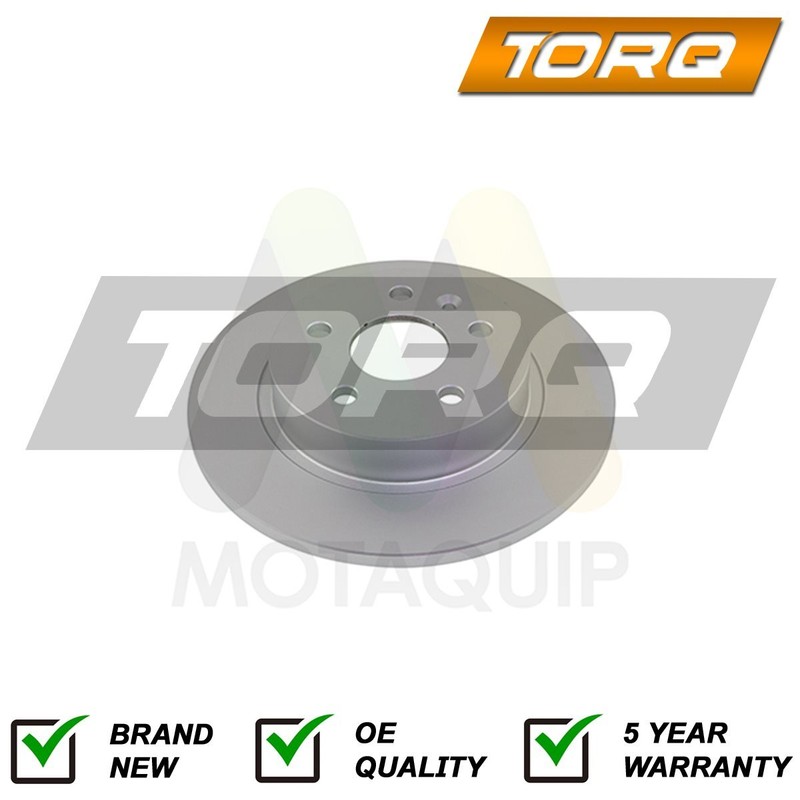 1x Brake Disc Front Rear Torq Fits Chevrolet Aveo 2011- + Other Models