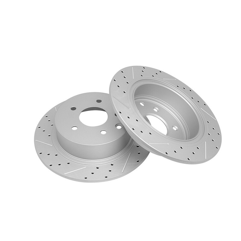 For Nissan Maxima Altima 2004 2005 - 2008 Front Rear Drilled Disc Brake Rotors gallery