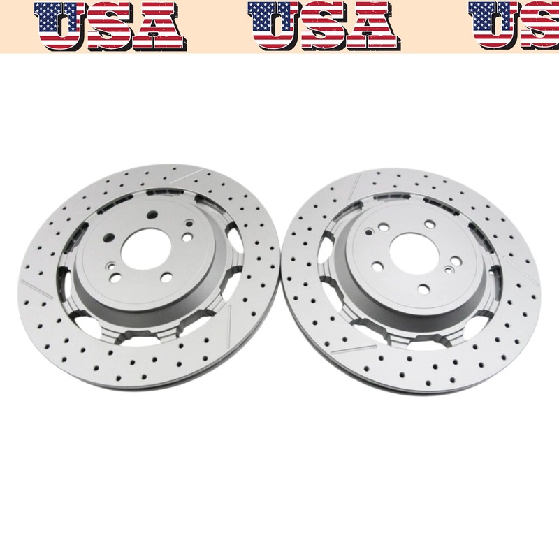 4x Front & Rear Brake Rotors for Mercedes-Benz W222 S63 AMG S65 AMG 2014-2020 gallery