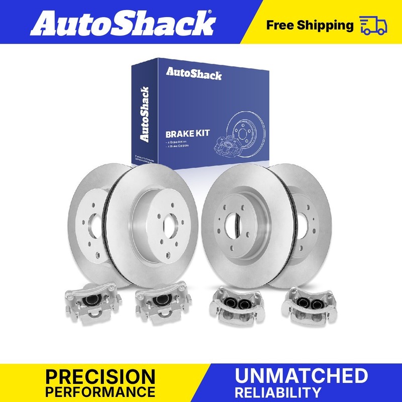 Front Rear Brake Rotors Calipers for INFINITI, Q50 2022-2023, AWD RWD V6 3.0L