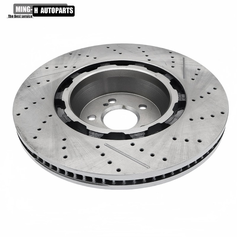 For 2014 2015-2020 Mercedes Benz S63 & S65 AMG 2x Front Brake Rotors gallery