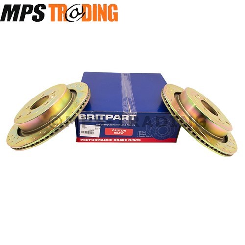 Range Rover Sport L320 2005-2013 Rear Performance Vented Brake Discs DA4613