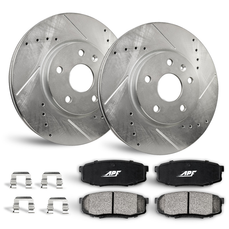 For INFINITI G37 (08-13), INFINITI G35 (07-08) Front Brake Kit Rotors+Pads
