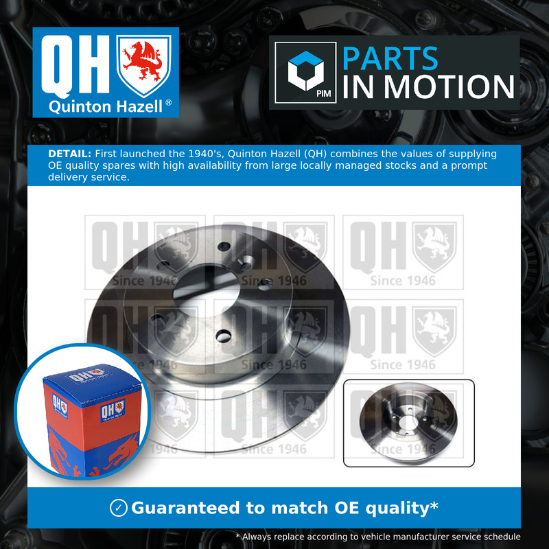 2x Brake Discs Pair Solid fits RANGE ROVER Mk2 P38A 4.6 Rear 94 to 02 304mm Set