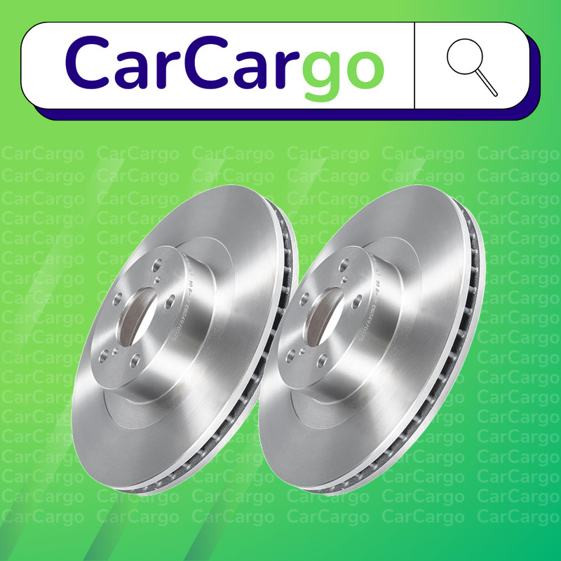 Premium Vented Front Brake Discs Pair Toyota GT86 2.0 2012-2024 294 mm