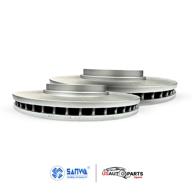 FRONT BRAKE ROTOR VENTED GEOMET COATED &CERAMIC PAD KIT 296 MM FOR LEXUS 04-06 gallery
