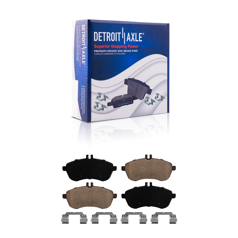 5-Lug Front & Rear Brake Pads Rotors for 2008-2012 Mercedes-Benz C300 gallery