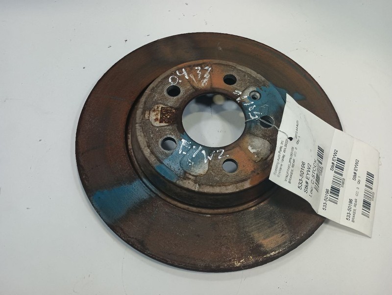 Rear Rotor from 2015 AUDI A4 11406139