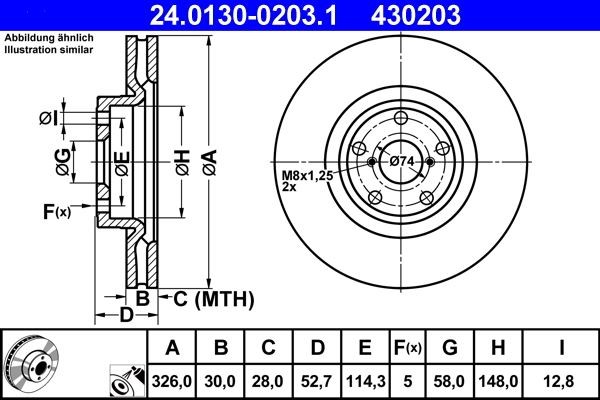 Brake Disc For Subaru IMPREZA 05-07 26300FE070 gallery
