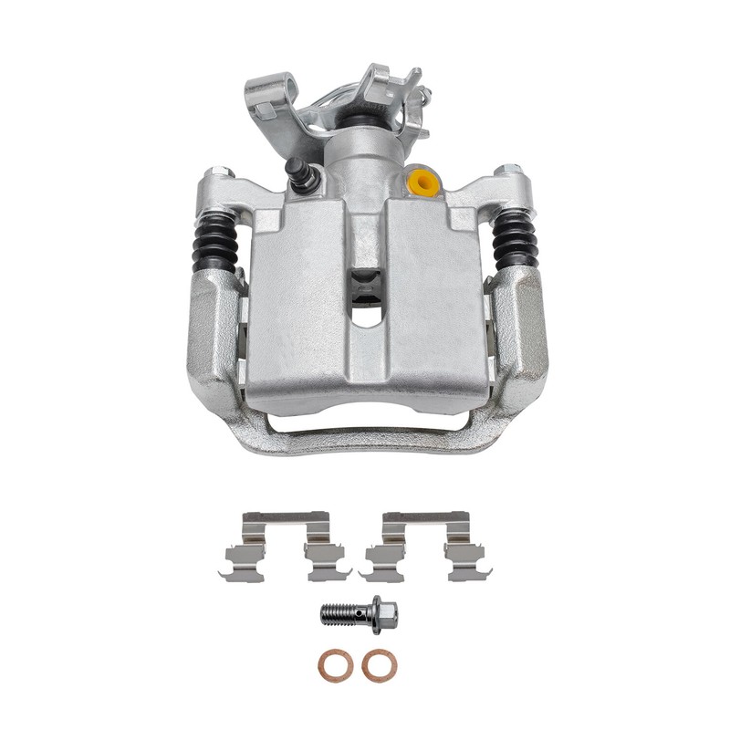 Rear Disc Rotors + Left Brake Caliper & Brake Pads for Malibu HHR G5 G6 Aura Ion gallery