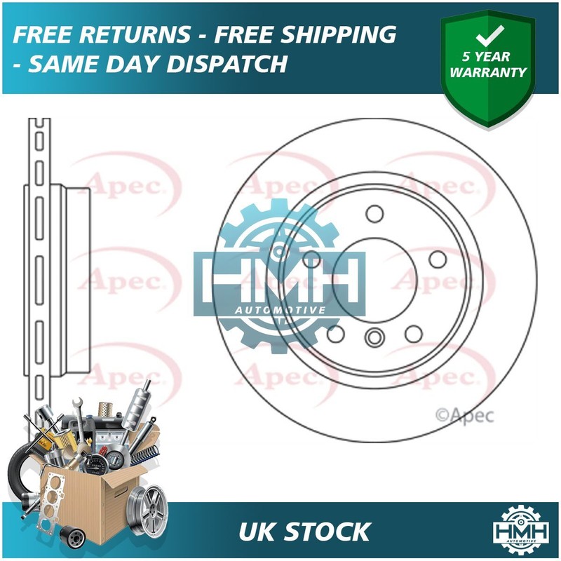 Fits BMW Z4 2003-2008 2.5 3.0 Brake Disc Rear Poppy 34216766219