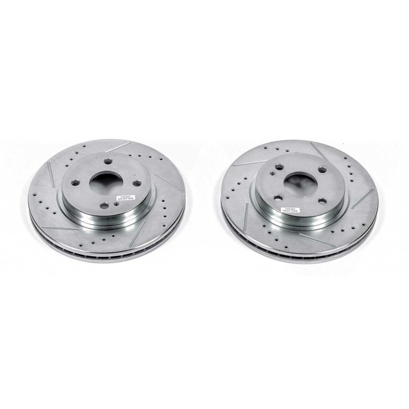 JBR1561XPR Powerstop 2-Wheel Set Brake Discs Front for Mazda 2 2011-2014