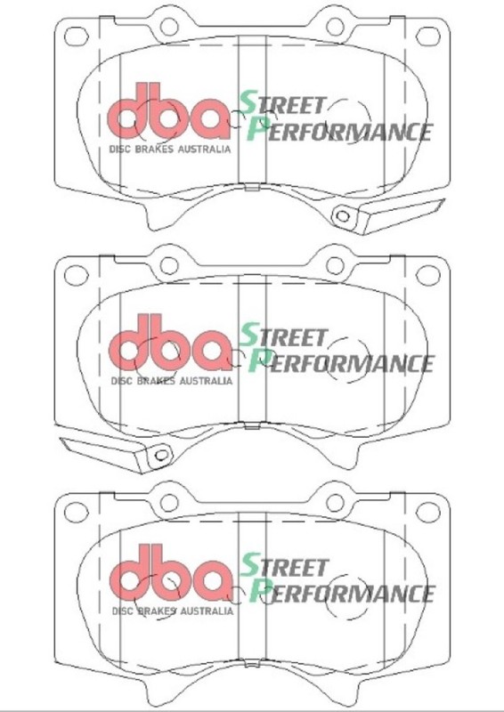 DBA SP Performance Front Brake Pads for Toyota Tacoma 2010-2011 & More