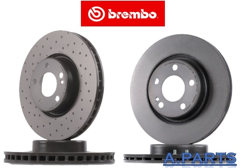 Brembo 4x Brake Discs Front Rear 360 320mm Mercedes C Class E AMG W205 W213