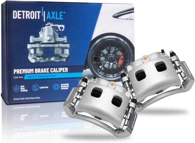 5-Lug Front Brake Pads Calipers Rotors for 2002-2006 Dodge Ram 1500 gallery
