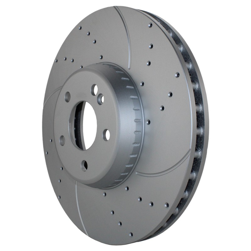 Bison Performance Front Drilled Coated 342mm Brake Disc for MB W205 C205 A205 gallery