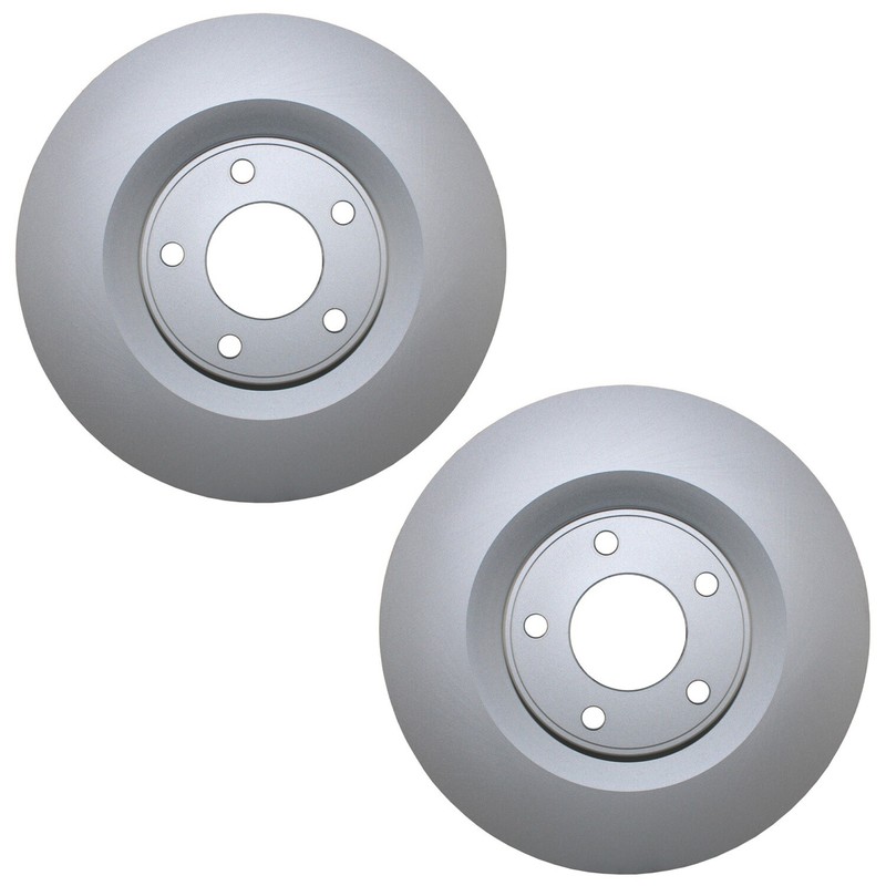 Bison Performance Pair Set of 2 Front Coat 320mm Brake Disc Rotors for Edge MKX