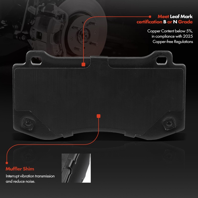 New Drilled Brake Rotor & Ceramic Brake Pads for Dodge Challenger Chrysler Front gallery