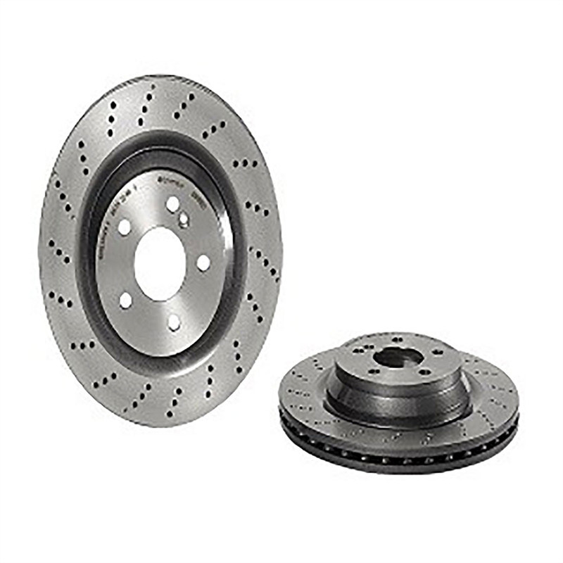 Brembo Rear Brake Kit 320mm Disc Rotors Ceramic Pads For MB R230 SL550 Sport Pkg gallery