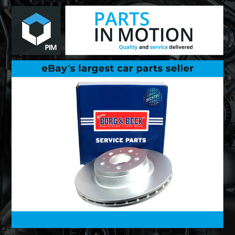 2x Brake Discs Pair Vented Front 320mm BBD6241S Borg & Beck Set 1044611 Quality