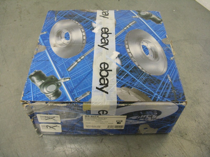 Optimal 2x Rear Brake Discs Solid 288mm For VOLVO V70