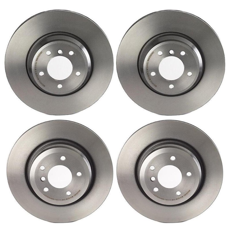 Front and Rear Vented High Carbon Disc Brake Rotors Kit for BMW E84 E90 E92 E93
