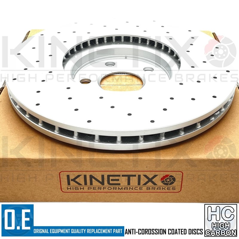 FOR MINI COOPER S JCW F54 FRONT REAR CROSS DRILLED BRAKE DISCS 335mm 259mm gallery